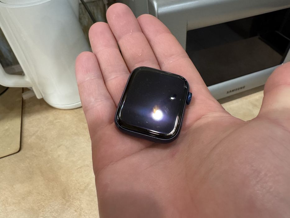 Часы наручные Apple watch siries 6 44 mm Blue GPS 79%