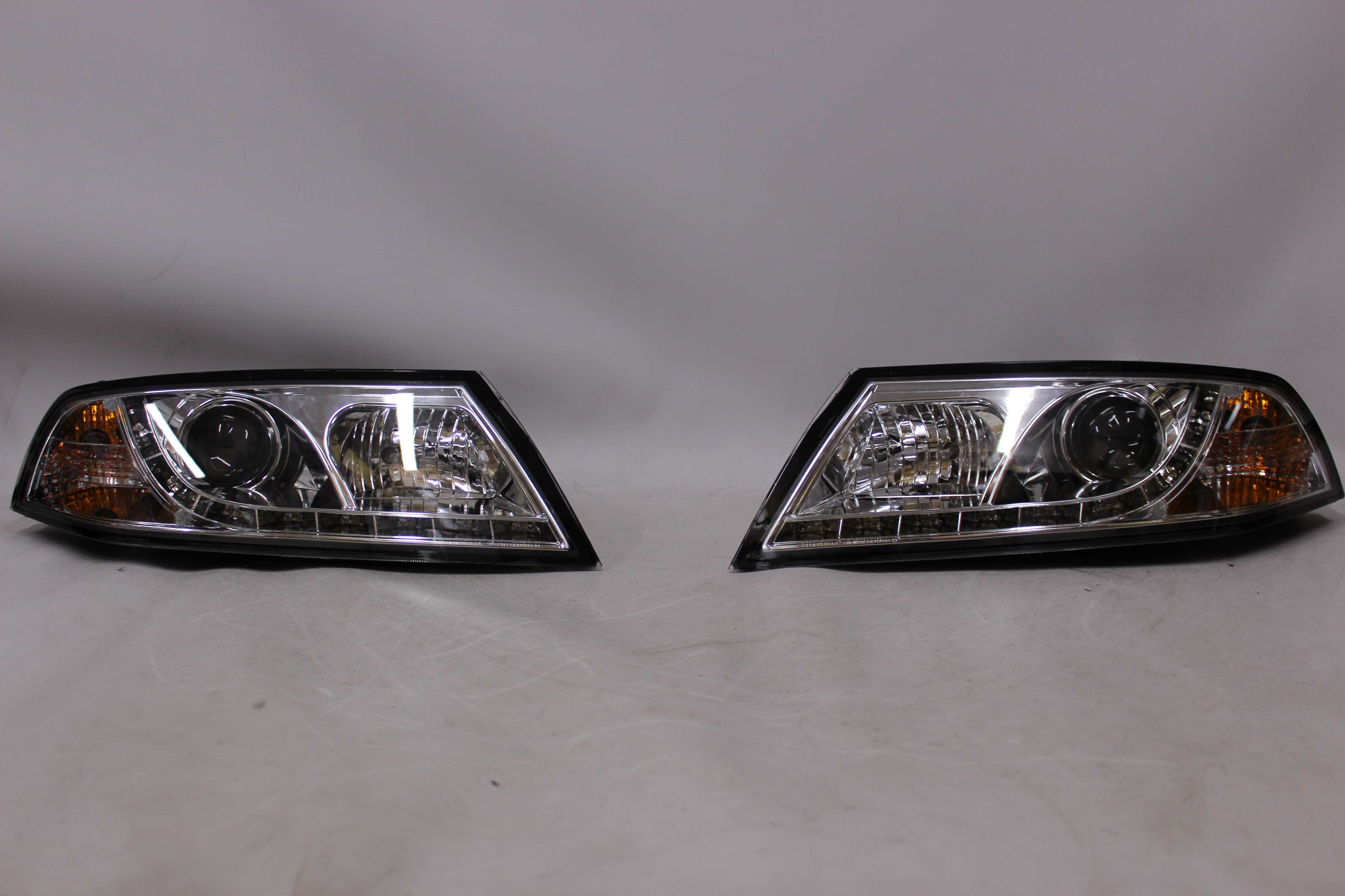 Lampy przednie przód SKODA OCTAVIA 2 II 04-08 XENON D1S LED CHROM NOWE
