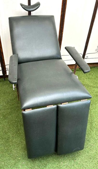 Antiguidade, cadeira de pedicure, marquesa vintage