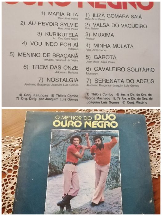 Paulo de Carvalho. Duo Ouro Negro etc