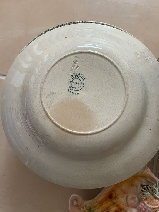 Pratos de sopa antigos cavalinho