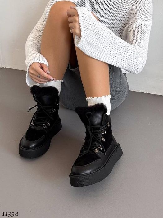 Черевики зимові натуральна шкіра жіночі 38,39,40