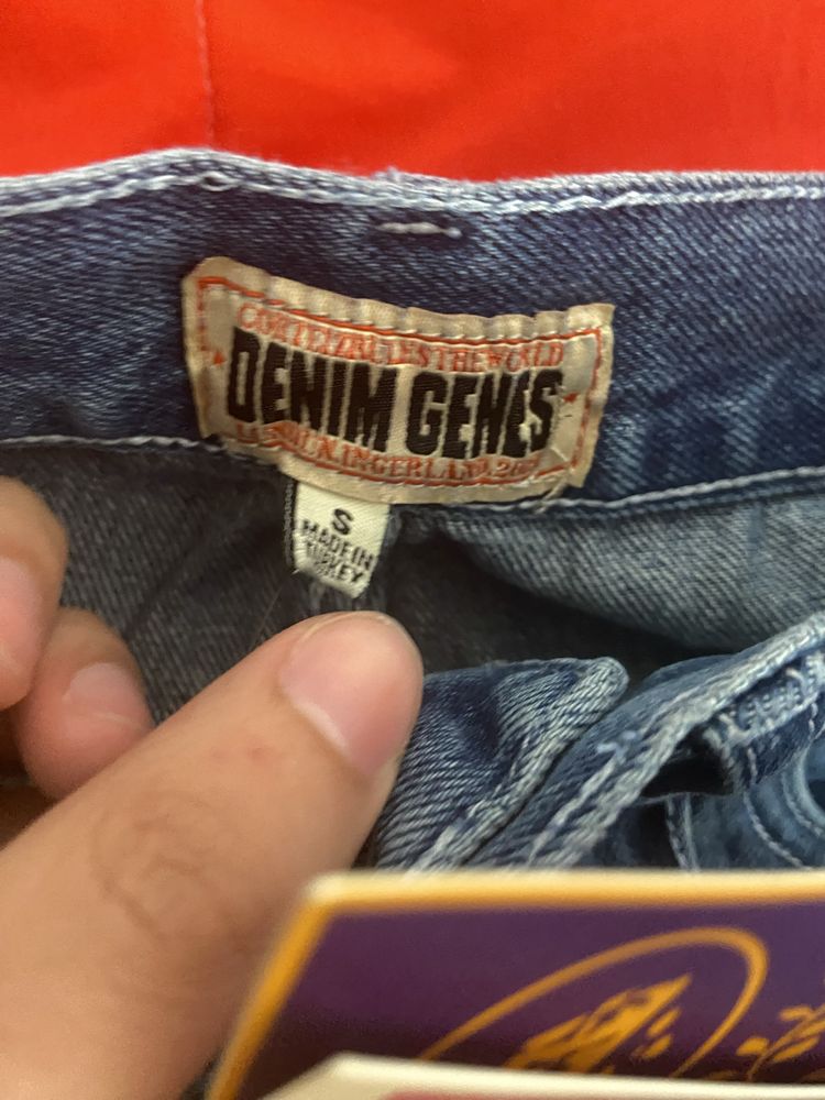 Calça de ganga azul corteiz