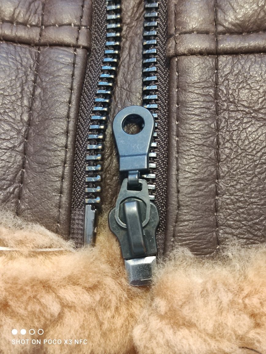 Kożuch pilotka B3 shearling l xl USA RAF