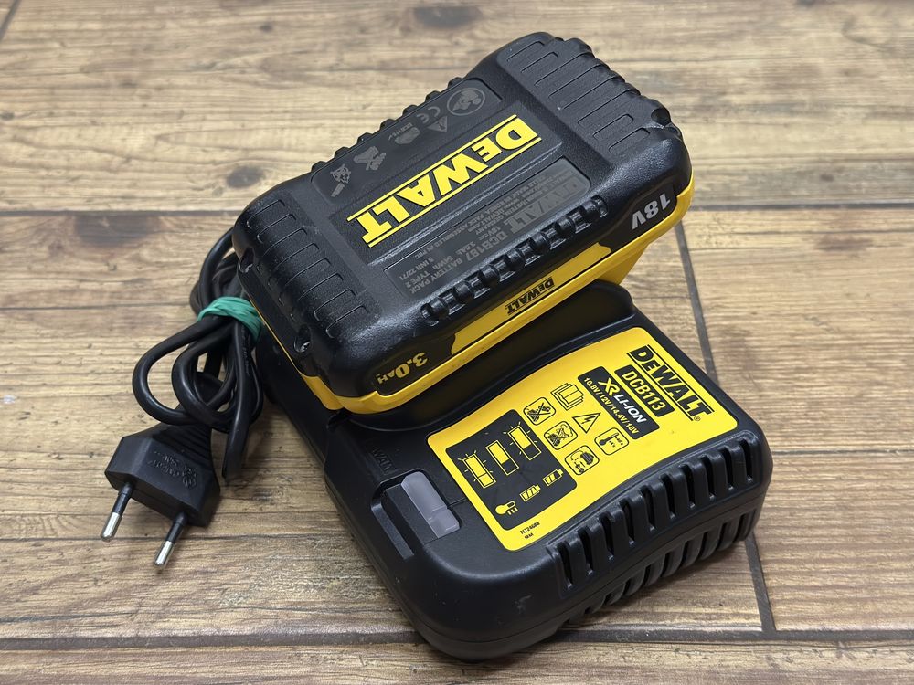 [Zestaw] Bateria akumulator 18V 3AH - 2021r. / ładowarka DCB113 DeWalt