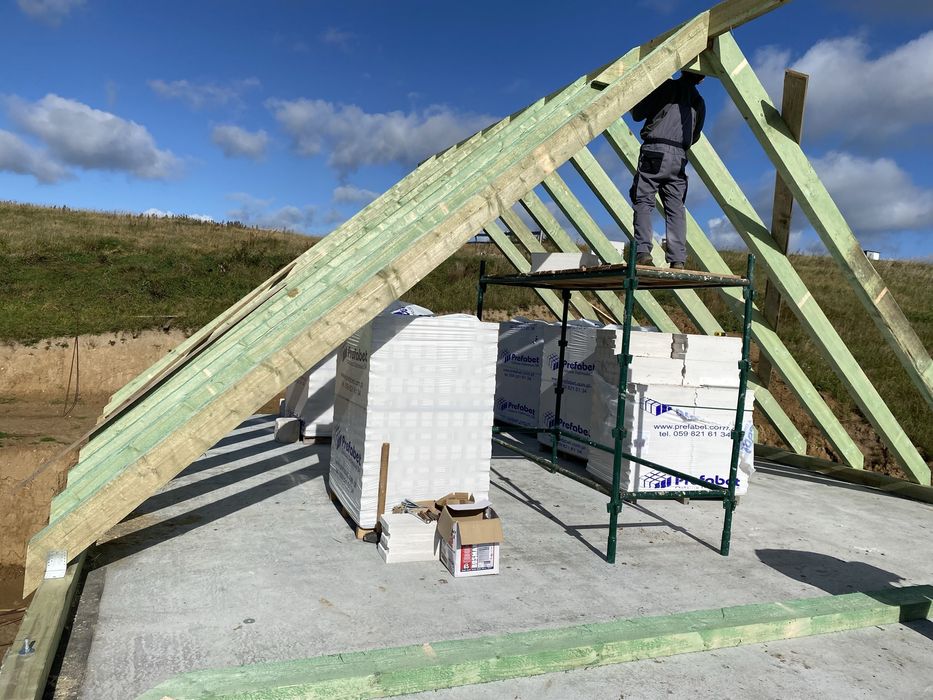 Budowa domu od podstaw – stany surowe, dachy/Słupsk i okolice(pomorski