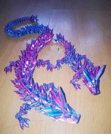 Flexi dragon - kolorowe smoki ruchome