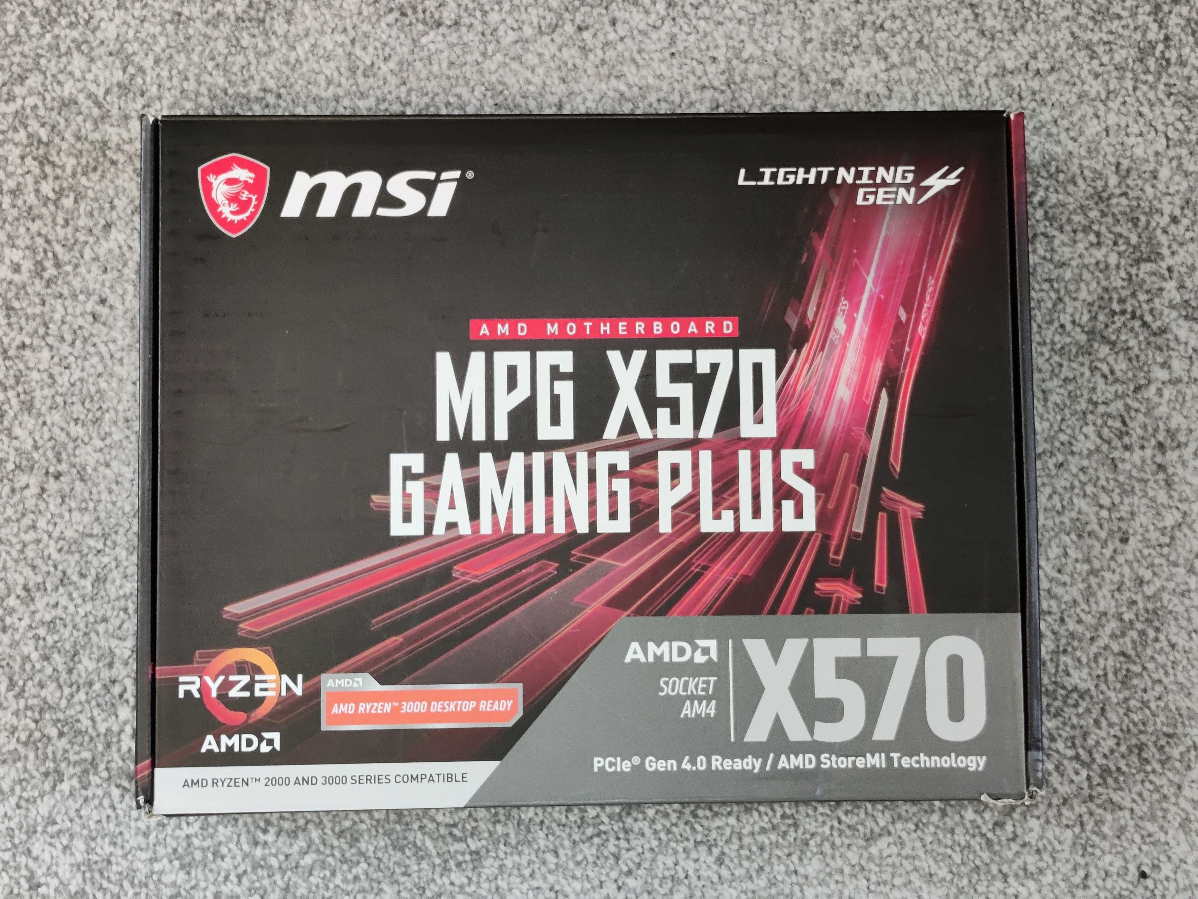 Płyta główna MSI mpg x570 gaming plus AM4