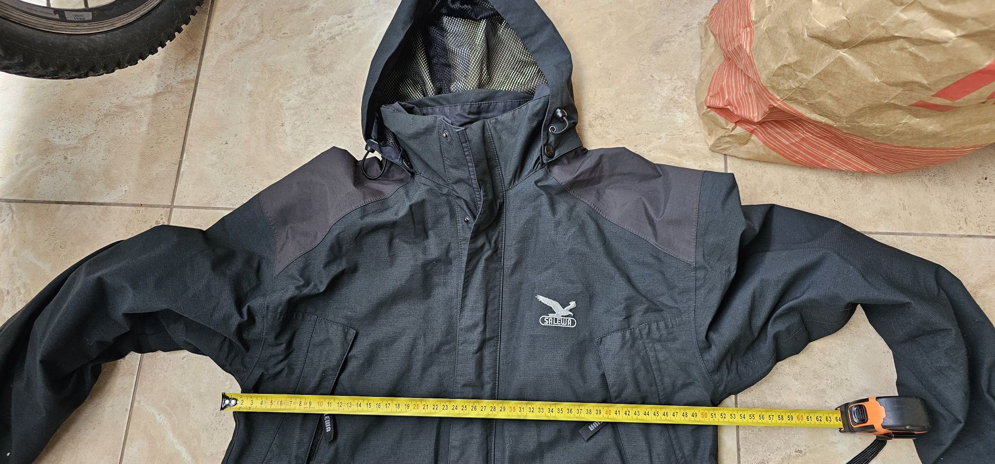 Salewa kurtka przeciwdeszczowa z polarem męska rozmiar S