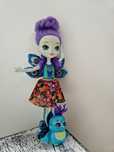 Mattel Enchantimals Lalka ze Zwierzątkiem Patter Peacock
