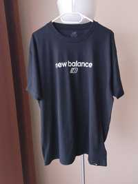 Koszulka New Balance czarny t-shirt męski