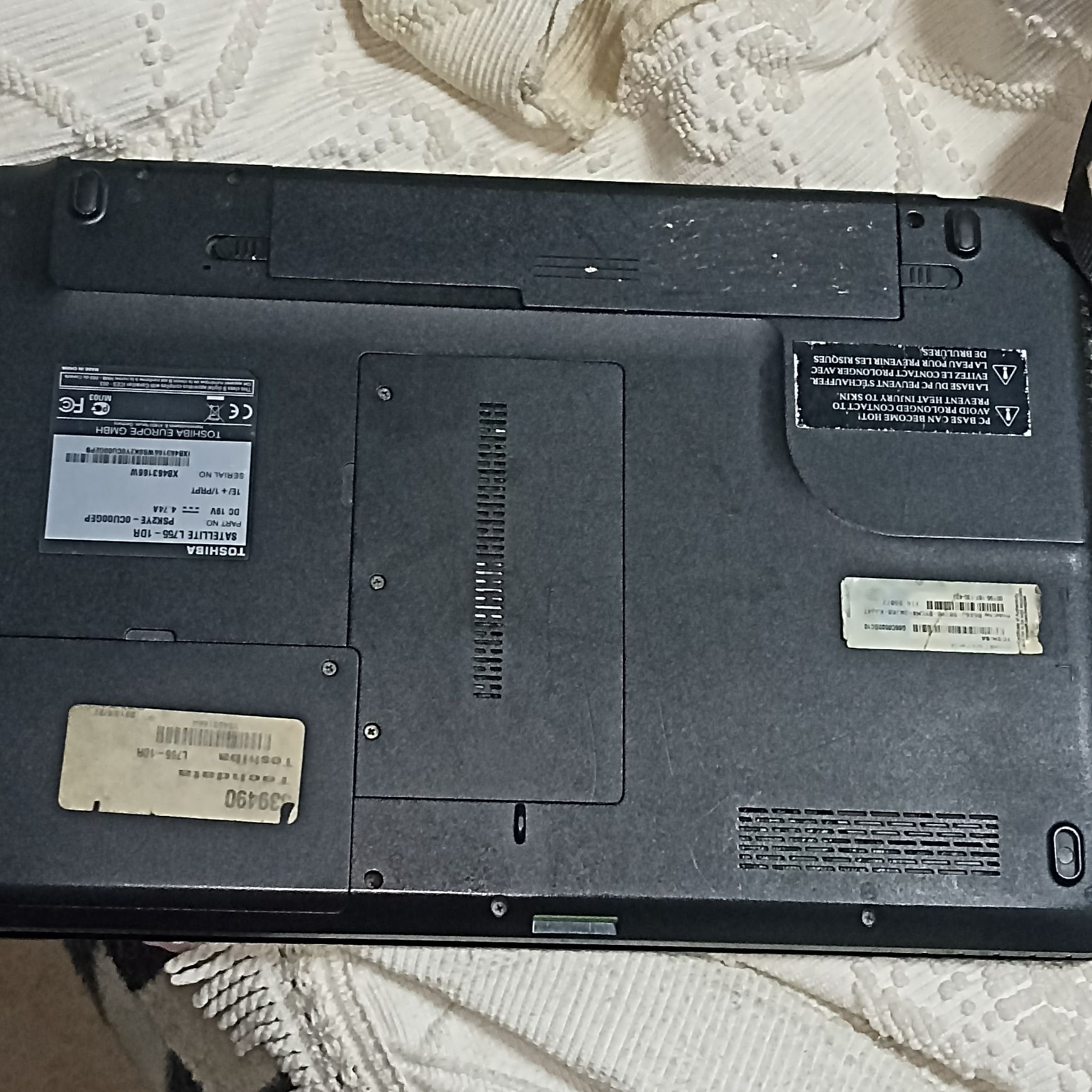 Portátil Toshiba Satélite i7 para pecas