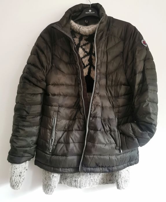 Abercrombie&Fitch puchowa kurtma moro