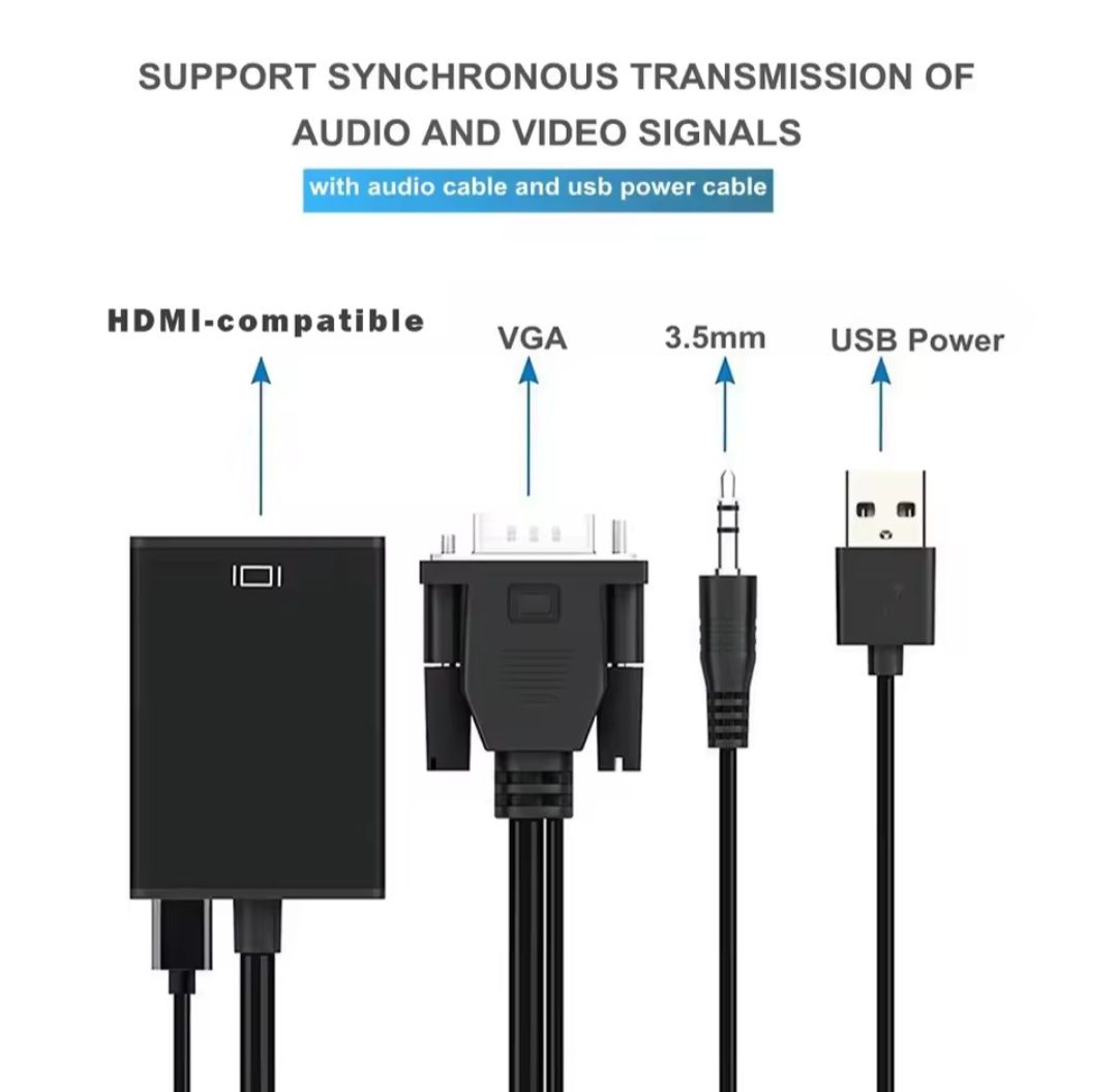 VGA - HDMI перехідник-конвертер