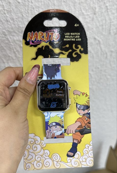 Relogio digital anime | one piece | dragon ball | naruto