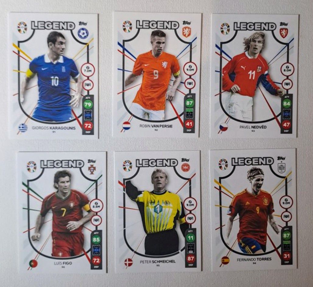 Caderneta completa Topps - Match Attax Lidl UEFA Euro 2024