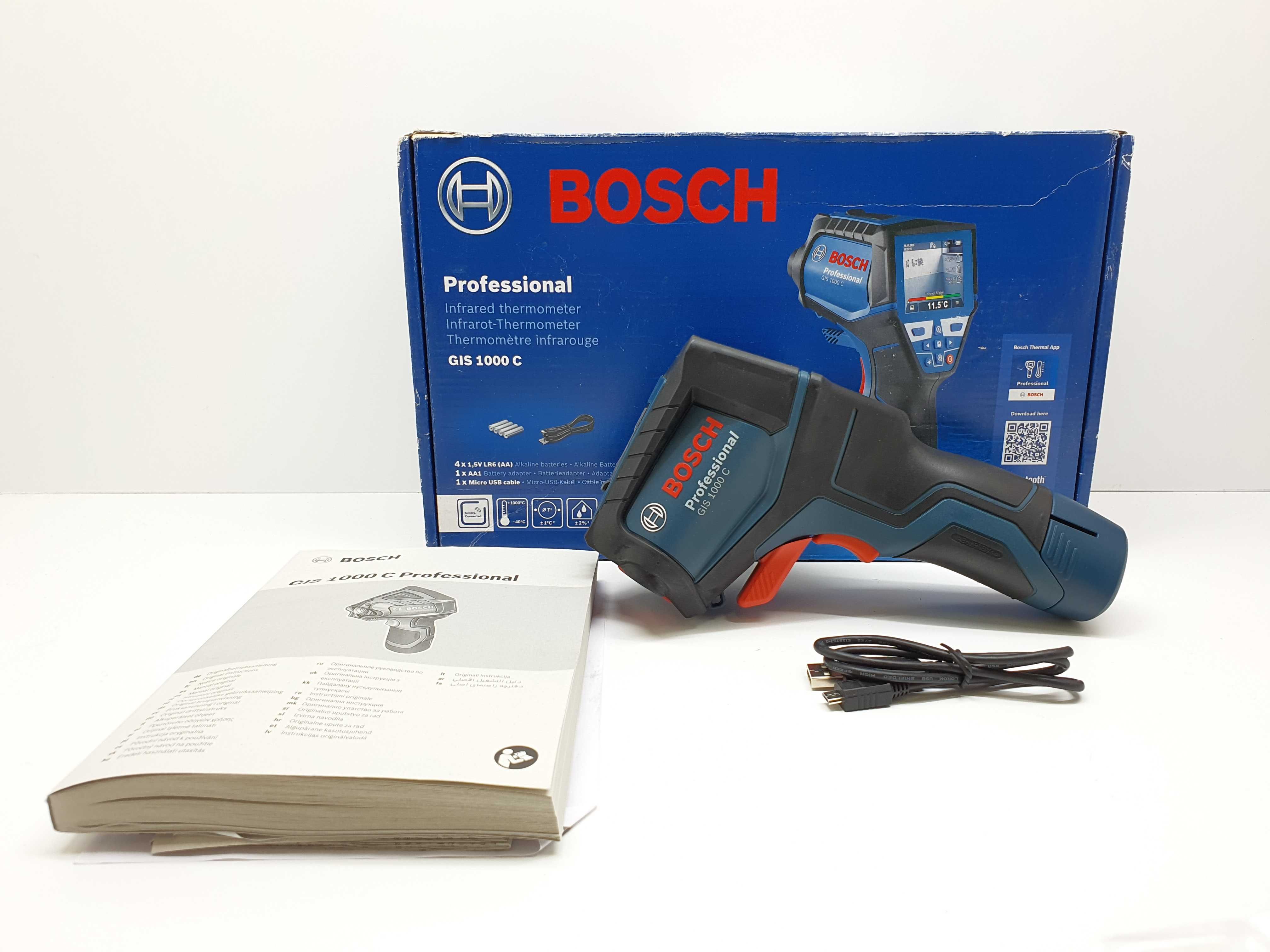 Bosch GIS 1000 C Termodetektor na podczerwień –40°C do 1000°C