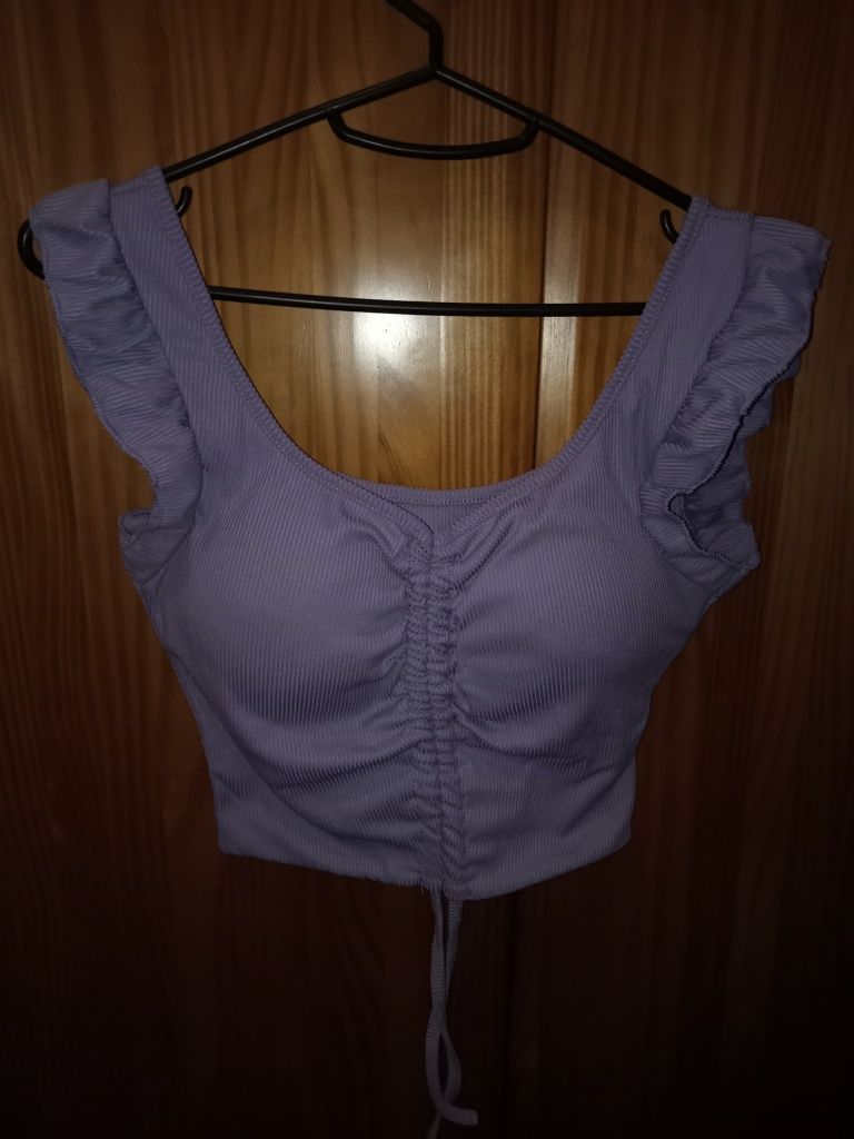 top roxo  tamanho S