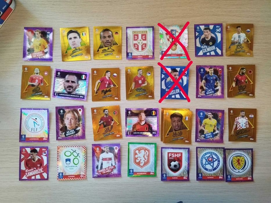 Cromos Especiais/Paralelos Euro 2024