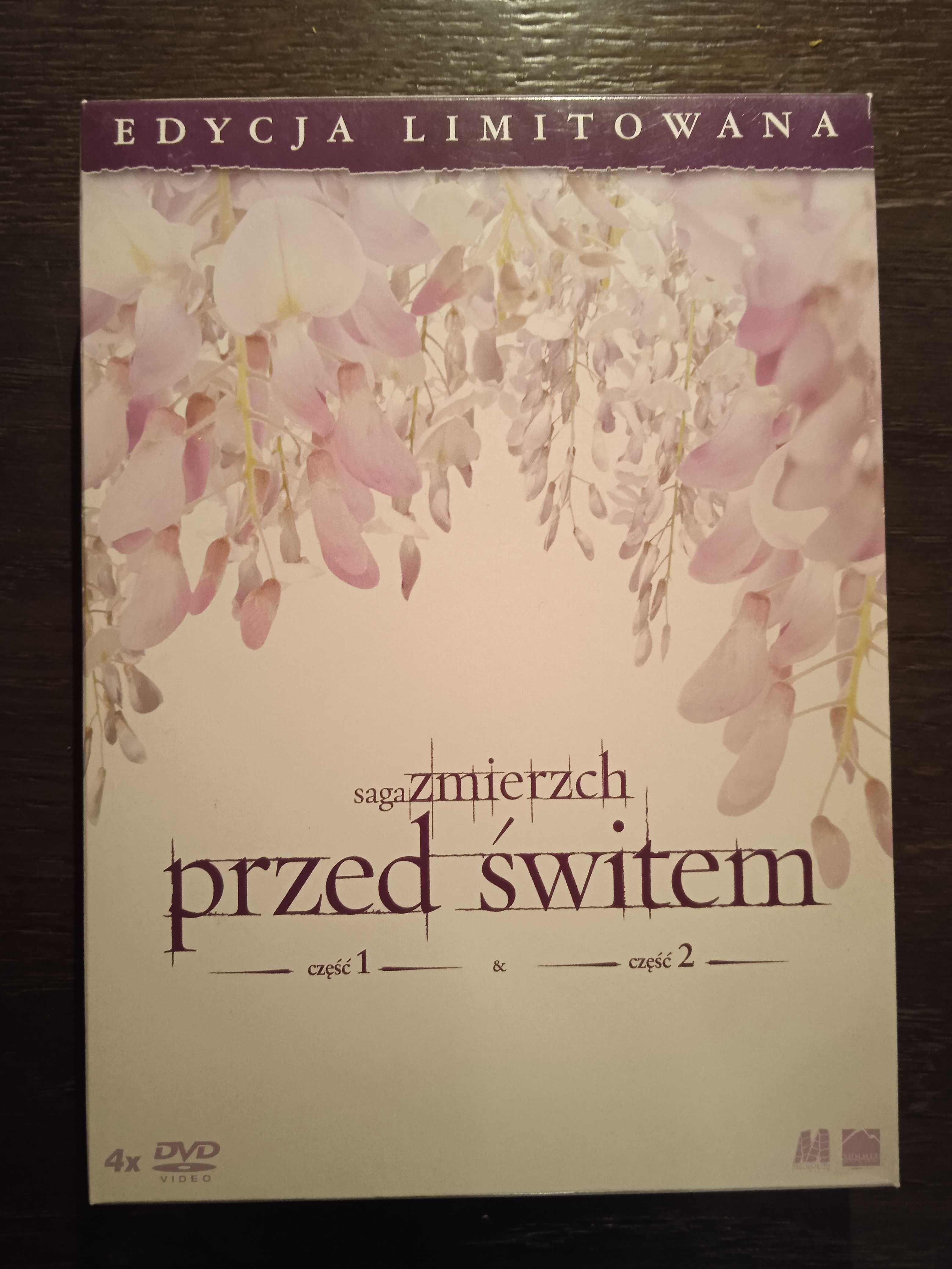 Zmierzch przed świtem cz. 1 i 2 Edycja limitowana Horror DVD x4 nowa
