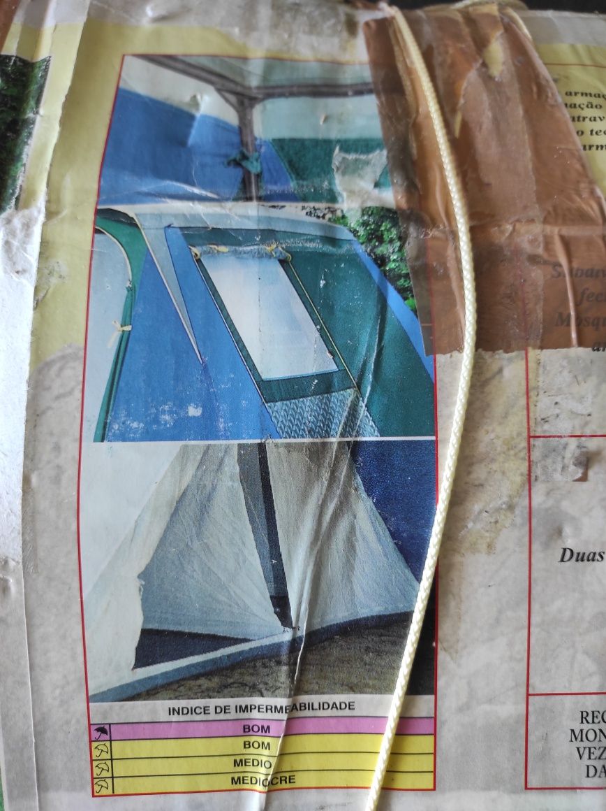 Tenda em lona de pano ideal pra famila grande