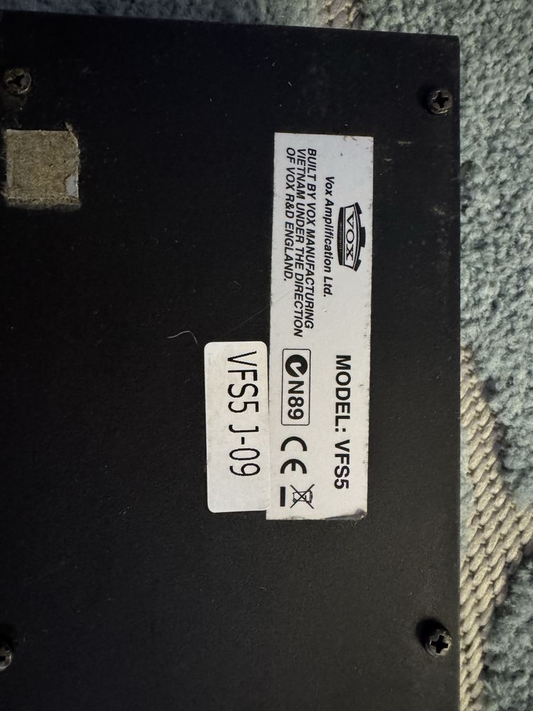 Vox pedal switch VFS5