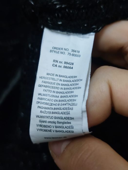 Sweter Morgan XL  bawełniany czarny ciemny bawełna bluza hoodie rozpin