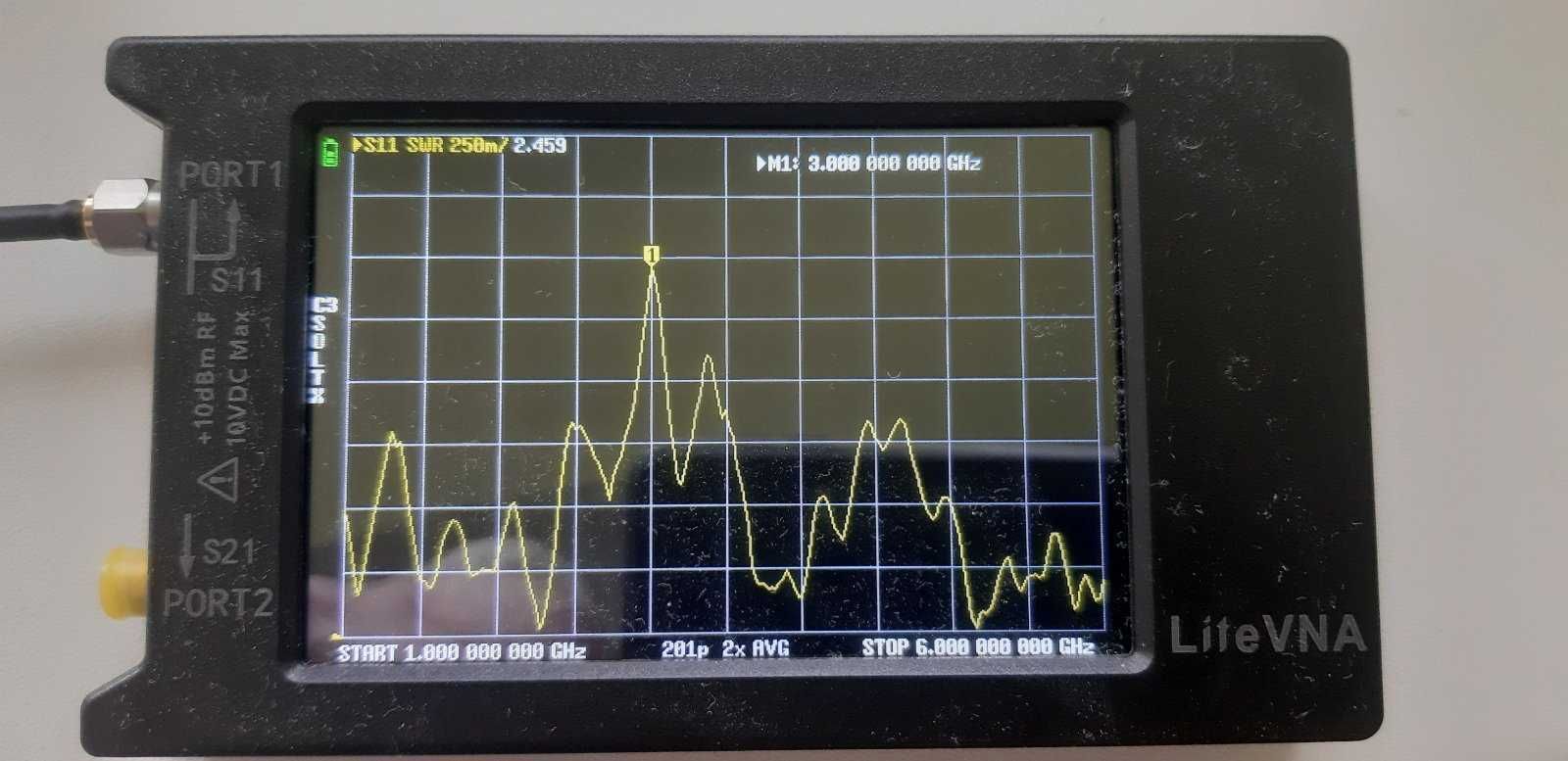 Антена Вівальді R 101 C від  730  Мгц до  6,5 Ггц  для TINY SA Ultra