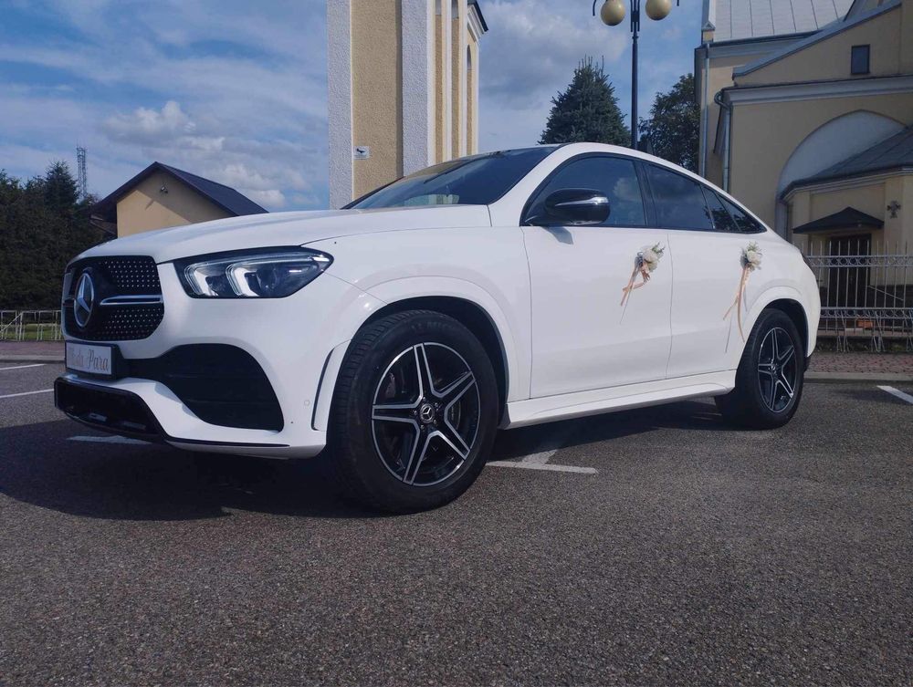 Auto na wynajem ślub Mercedes GLE coupé nowy model