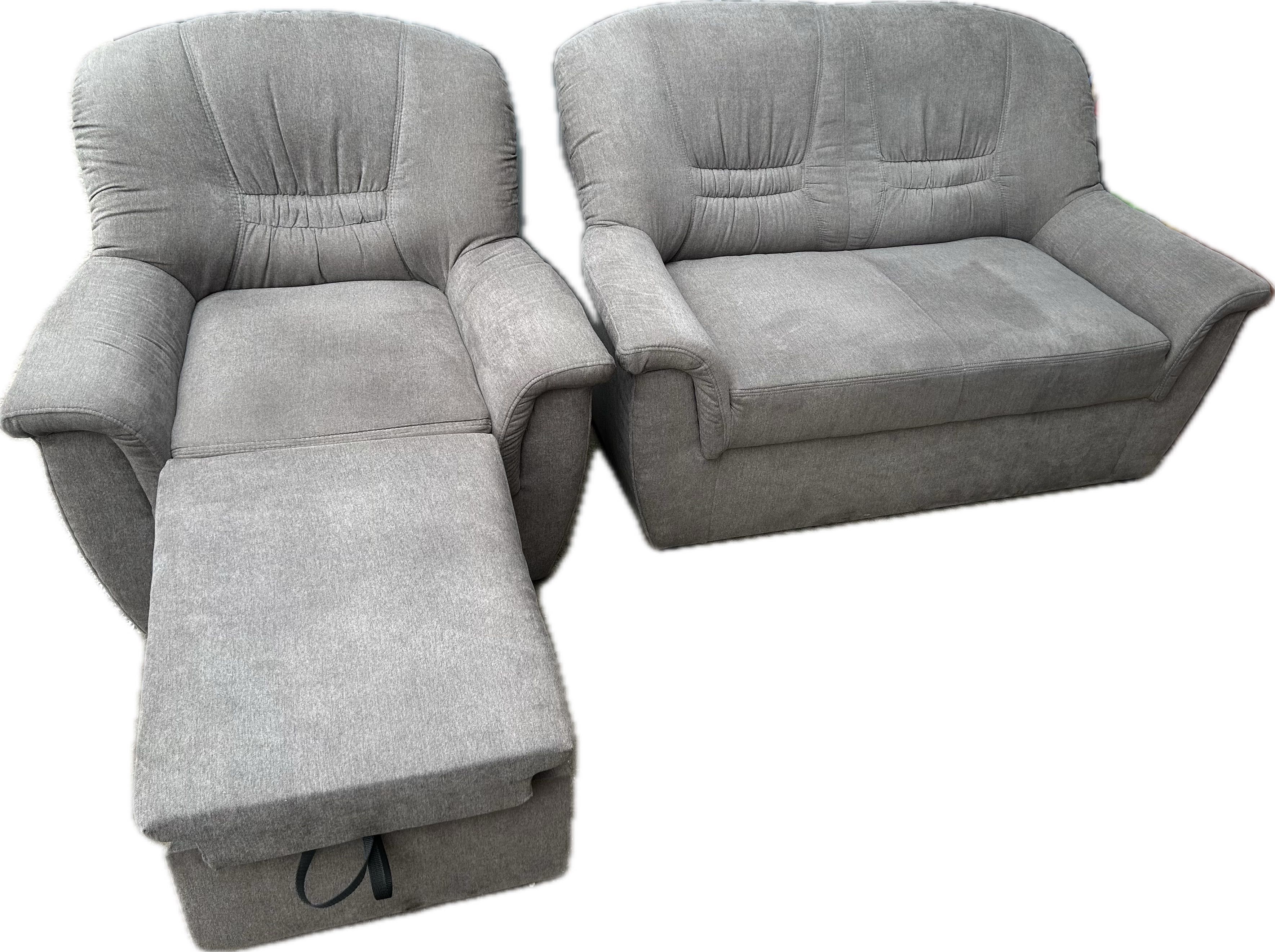 Fotel rozkładany plus sofa 2 osobowa