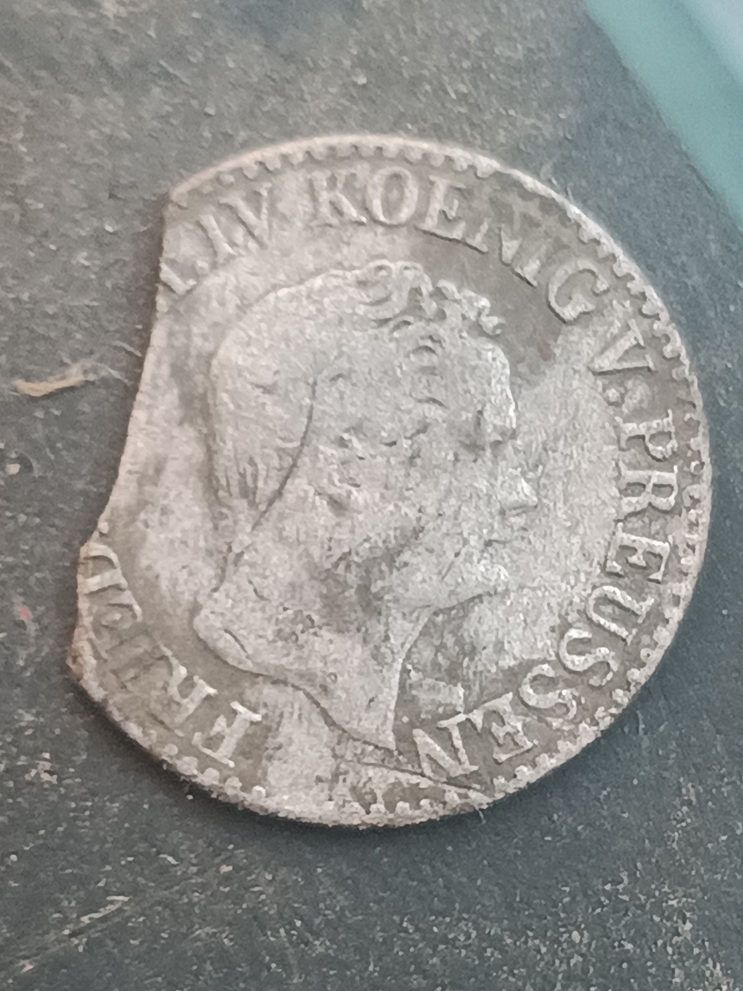 Prusy, Wilhelm I, 1/2 grosza srebrnego 1842