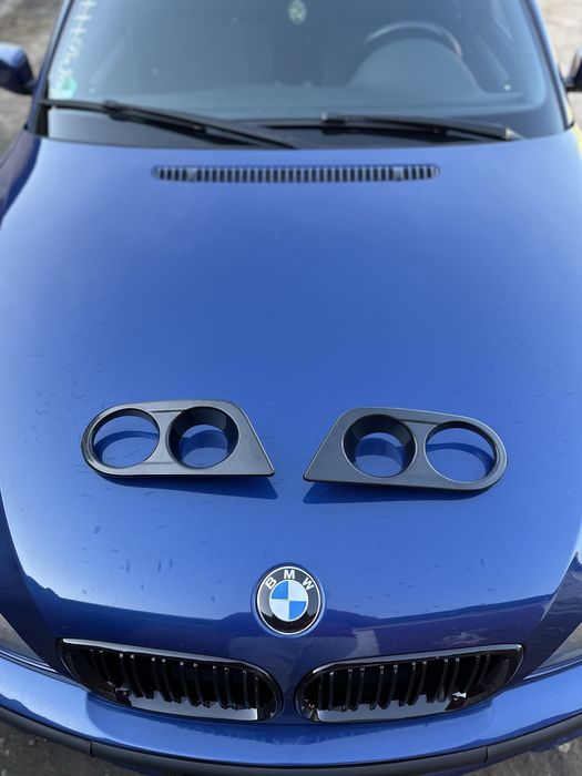 Bmw e46 решітки накладки на туманки кришки противотуманок туманки E46