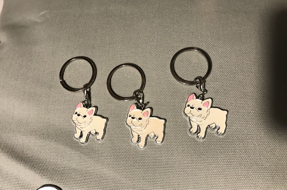 Porta-Caves NOVOS cão Bulldog Francês, I love Gym (2modelos)