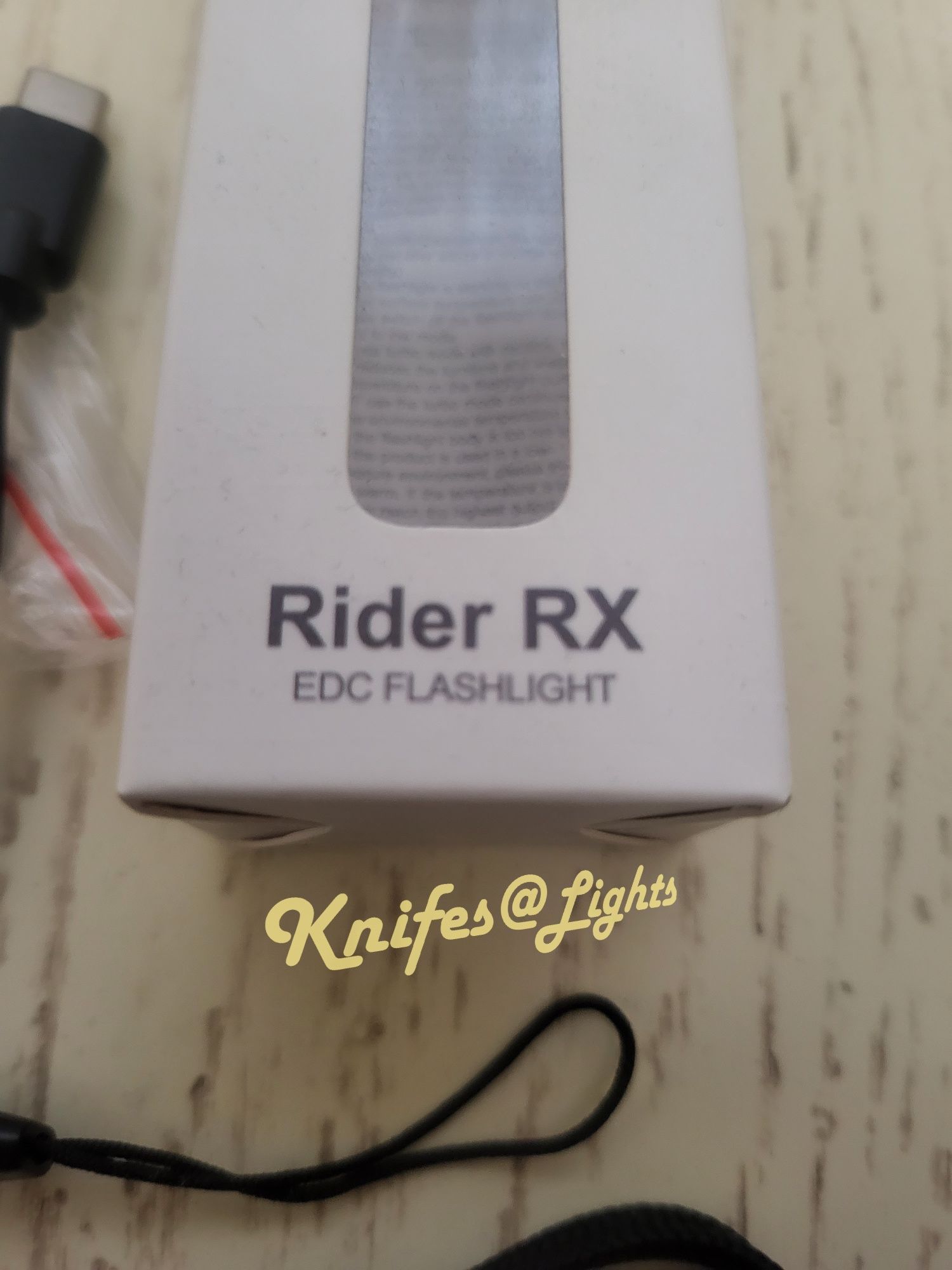 Acebeam Rider RX Titanium, ліхтарик на Nichia 219F
