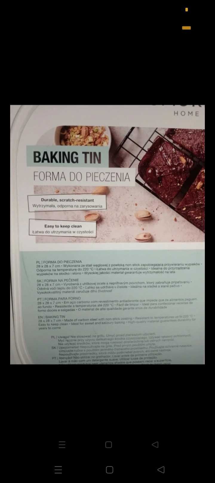 Blachy do pieczenia