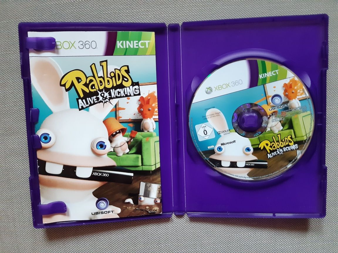 Gra RABBIDS kinect na konsolę xbox 360