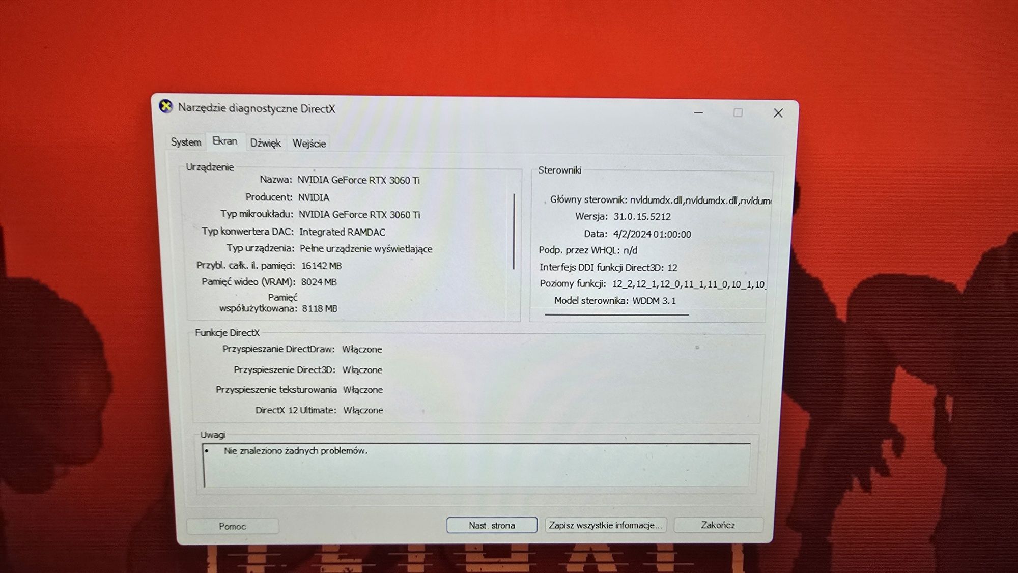 Komputer Gamingowy RTX 3060 Ti, Intel Core 11th Gen i7-11700F
