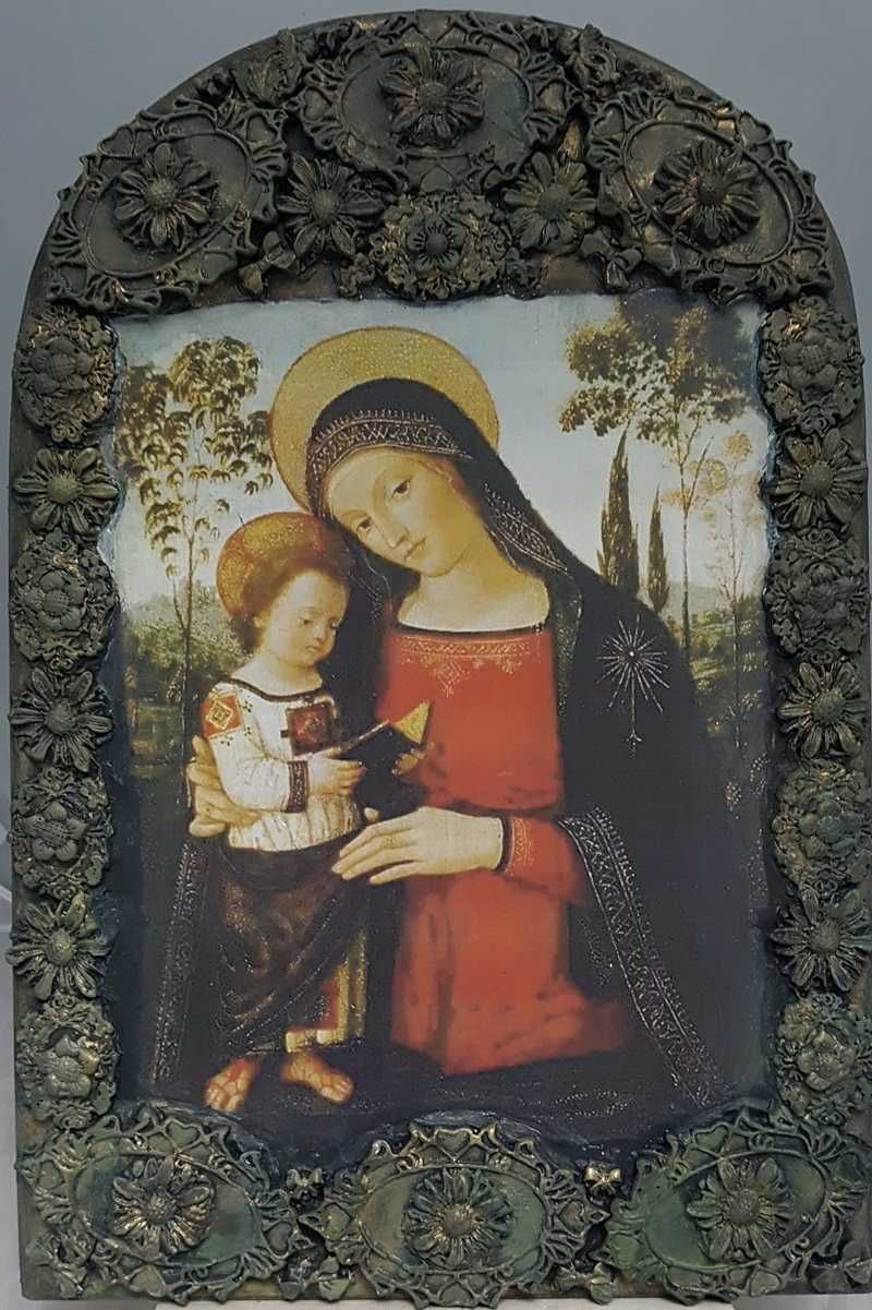 Obraz na desce - 23. Madonna żyjąca Słowem