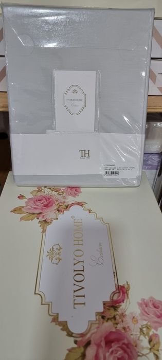 Простыни сатиновые Tivolyo Home 240*260+наволочки 2-50*70