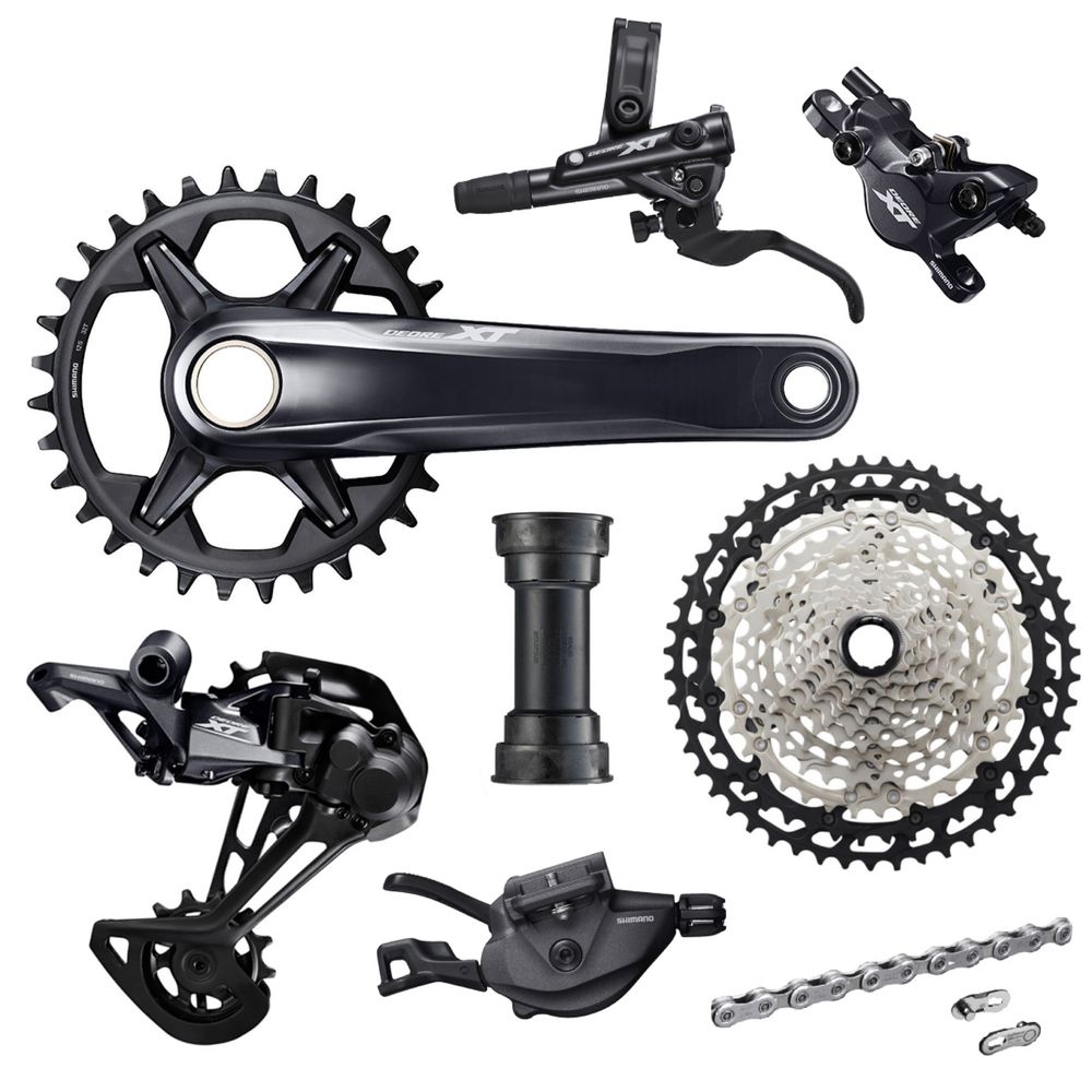 Kompletna Grupa SHIMANO DEORE XT M8100 z tarczami