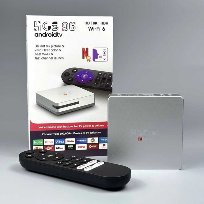 Смарт TV приставка  4Gb/64Gb  HCS 96 TV Box 8K Android 14