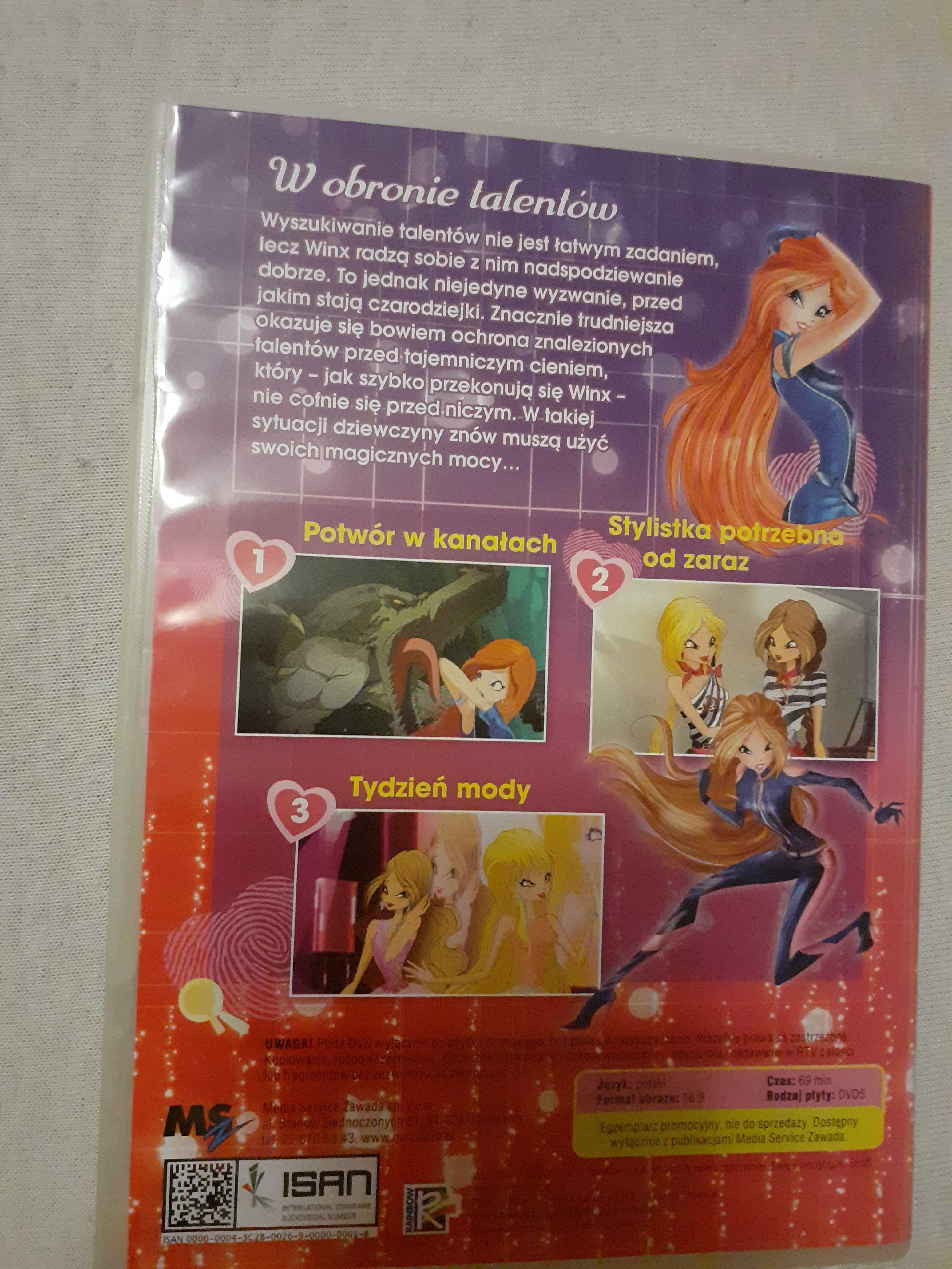 Winx Club - Płyta DVD World of Winx - Potwór w kanałach