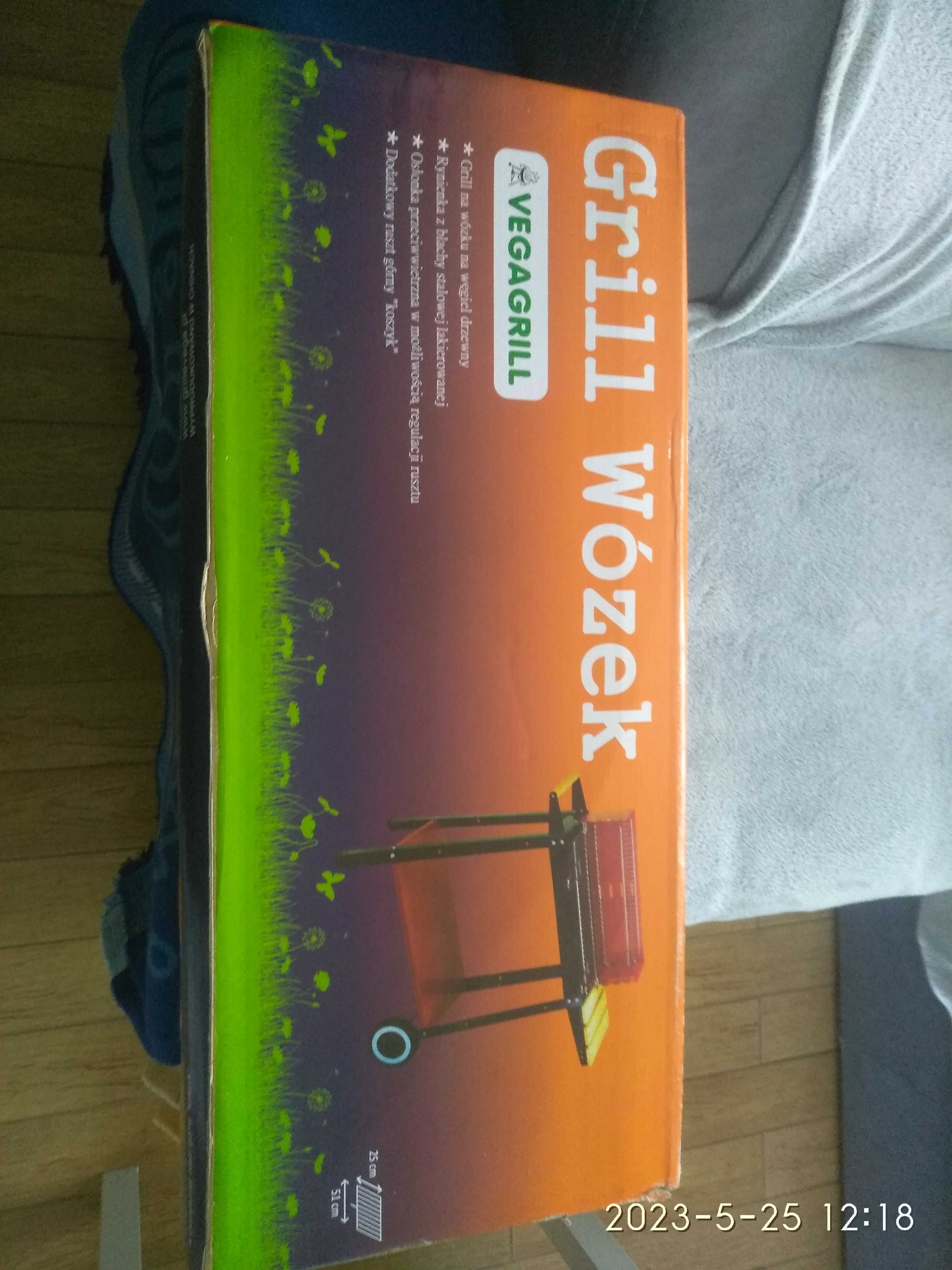 Grill węglowy wózek