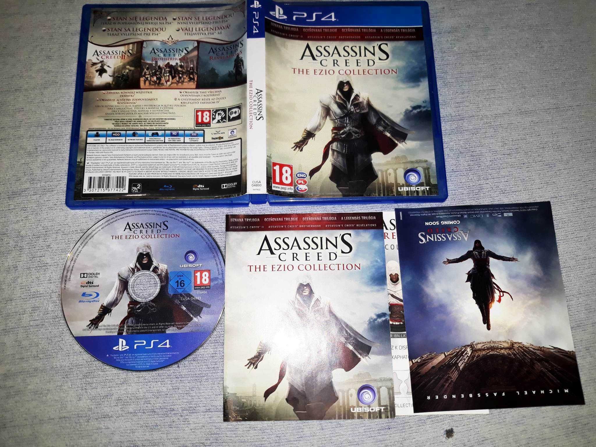 Assassin's Creed Ezio Collection PS4 wersja PL super stan