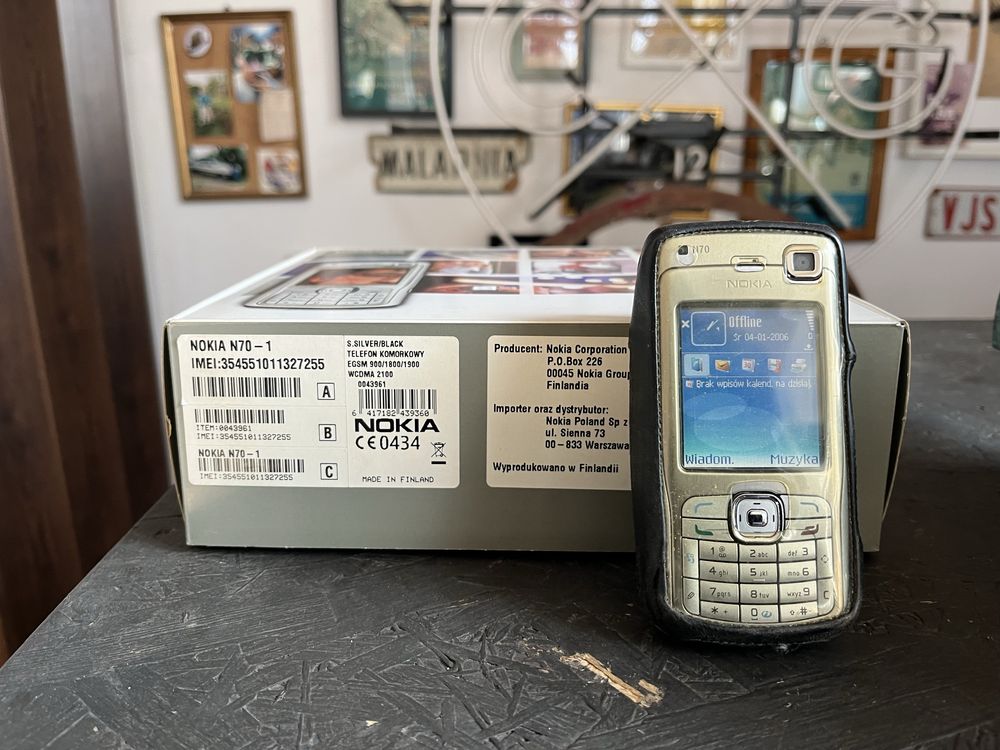 Nokia N70 zachowana w kolekcjonerskim stanie kpl slask sprawdz