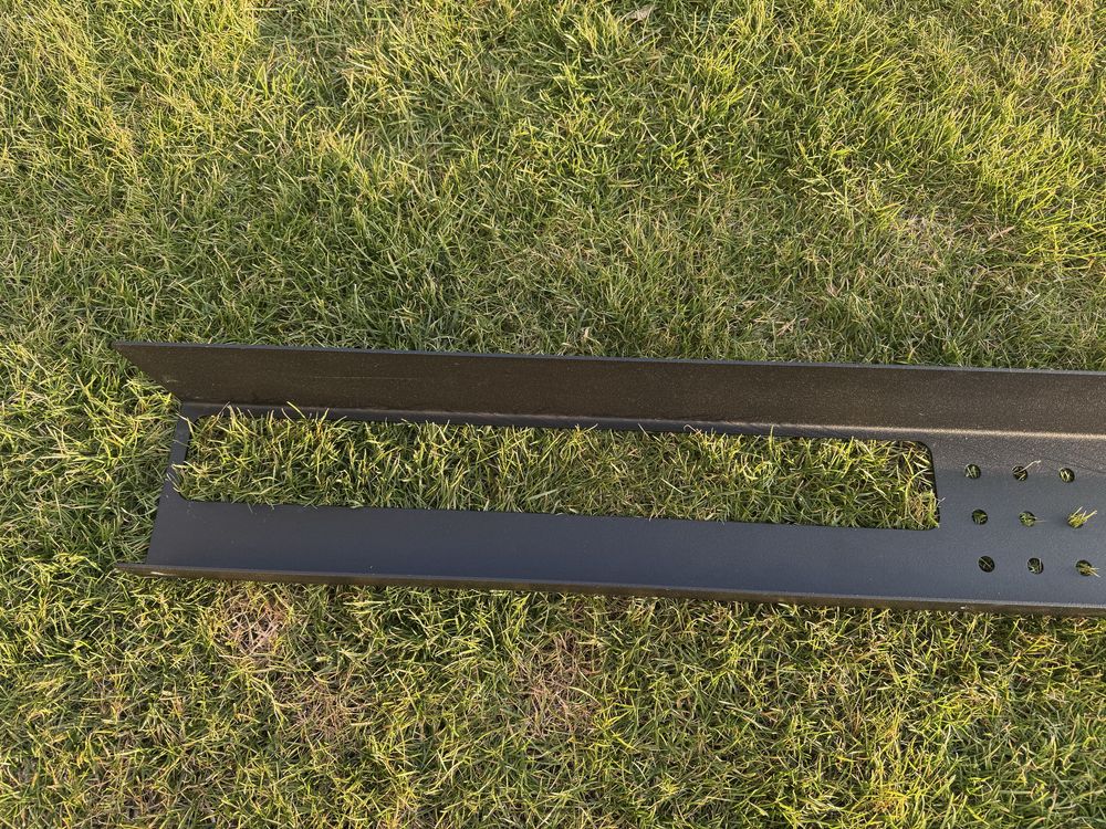 Czarna półka łazienkowa LAVANDA Dab Story 100 cm układ lewy