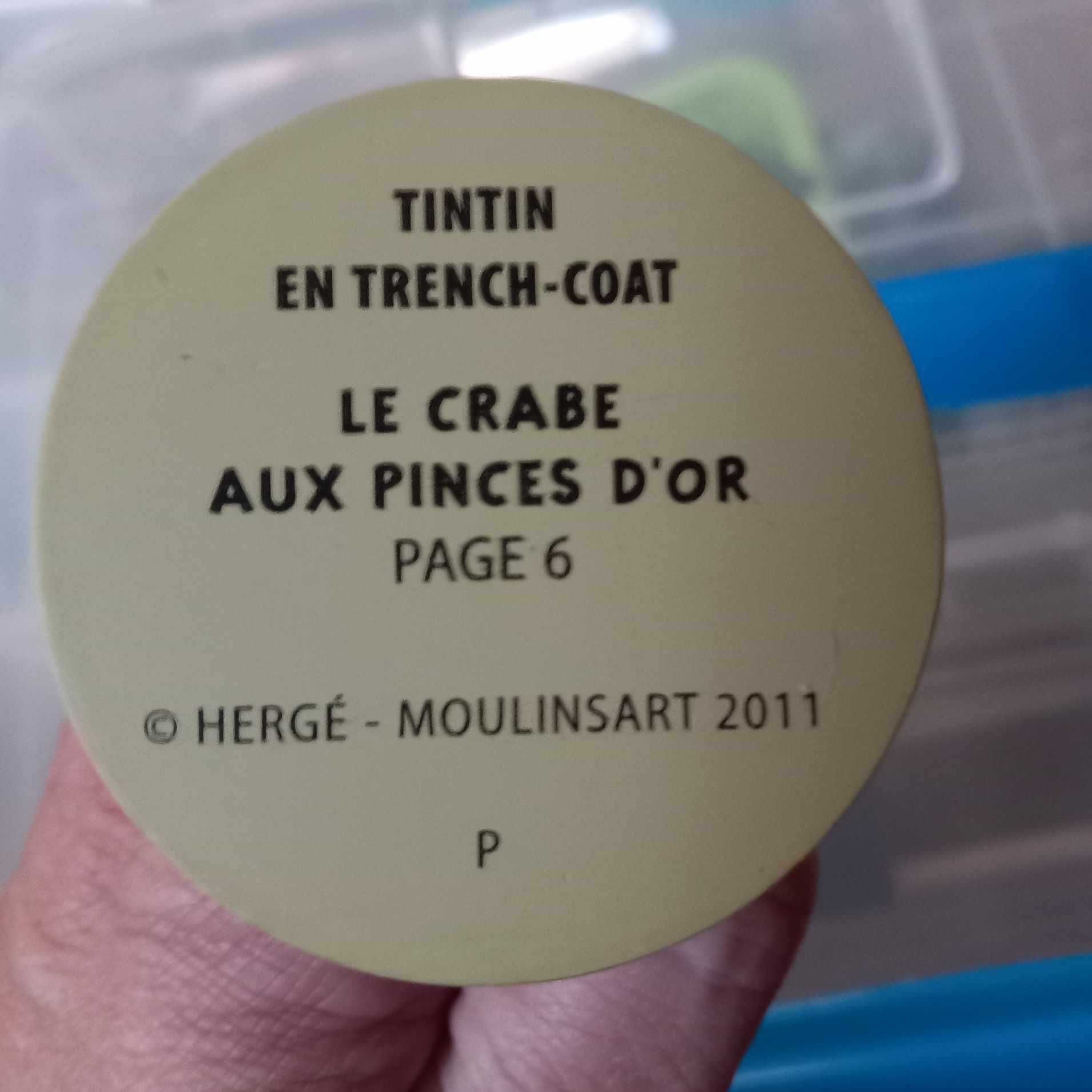 Figura Tintin Coleção oficial Moulinsart Hergé França