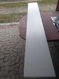 Półka Ścienna Biała 190cm