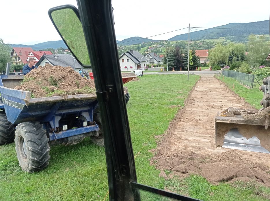 Usługi minikoparką # koparką # młot wyburzeniowy # wiertnica #wywrotka