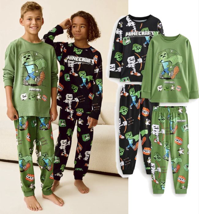 Minecraft Marvel від 110 до 140 Next H&M пижама летняя шорты штаны